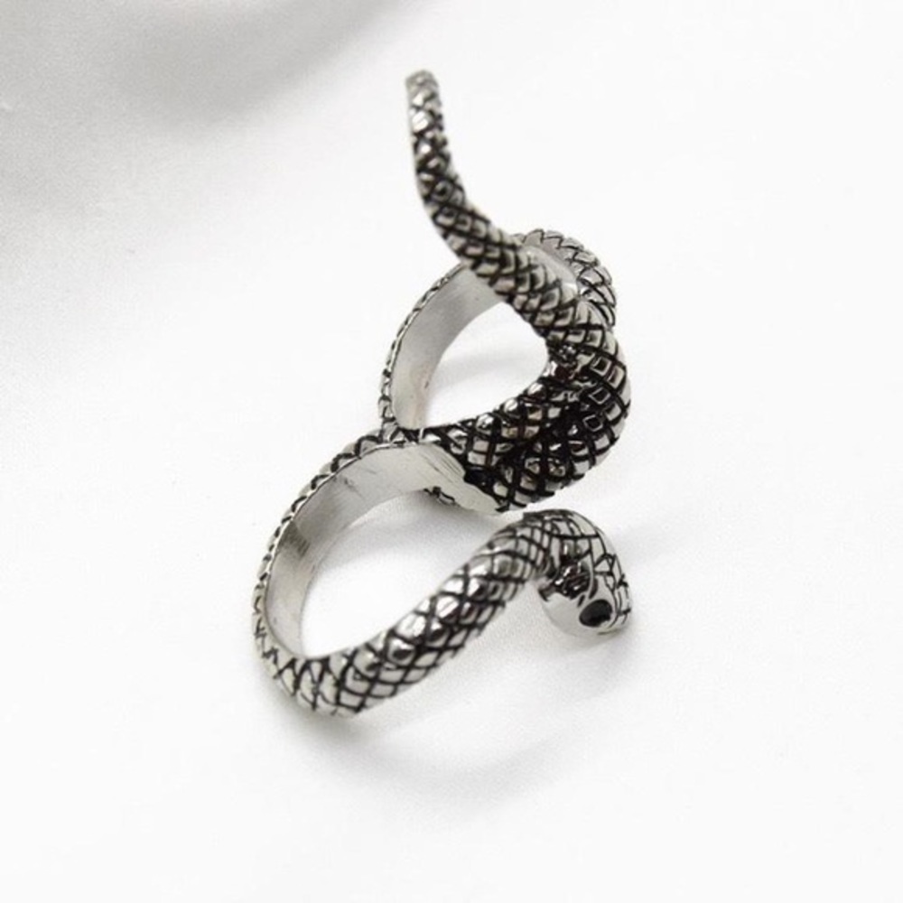 Snake Double Ring - Picture 2 of 4